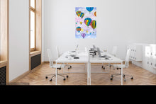 Load image into Gallery viewer, Balloon Party  - High Quality Giclée Prints - Hot air Balloons  - Balloons