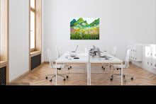 Load image into Gallery viewer, High Quallity Giclée print-Golden Achillea - Sunflower Meadow-Hedge Parsley-Hot Garden - Lynette Bower-Sunshine-Summer-Hedge parsley