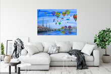 Load image into Gallery viewer, Bristol City Docks - Cranes - M Shed - Balloons - Hot Air Balloons - High Quality Giclée Prints - Bristol - Balloons (Copy)