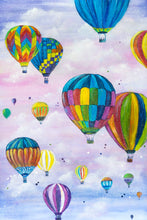 Load image into Gallery viewer, Balloon Party  - High Quality Giclée Prints - Hot air Balloons  - Balloons