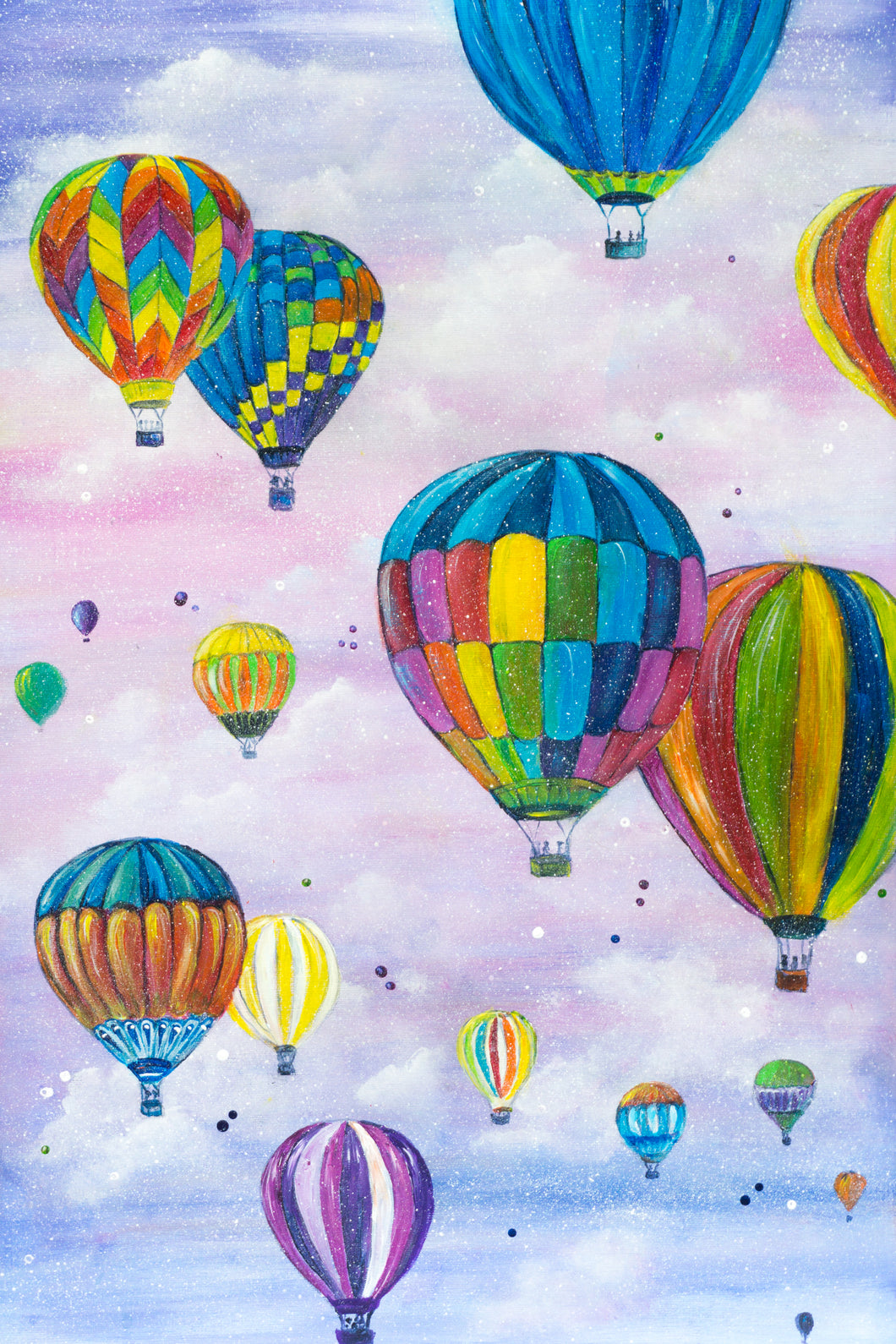 Balloon Party  - High Quality Giclée Prints - Hot air Balloons  - Balloons