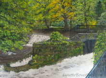 Load image into Gallery viewer, Keynsham Park Wier - Original Painting - High Quality Giclée Prints - Bristol - Keynsham