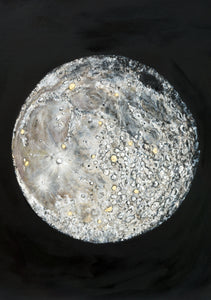 Copy of Moon , Near side of the Moon 2 , Giclee Print