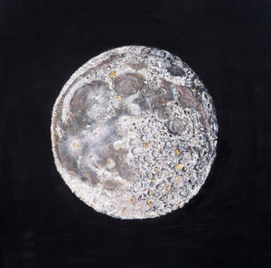 Moon , Near side of the Moon, Giclee Print