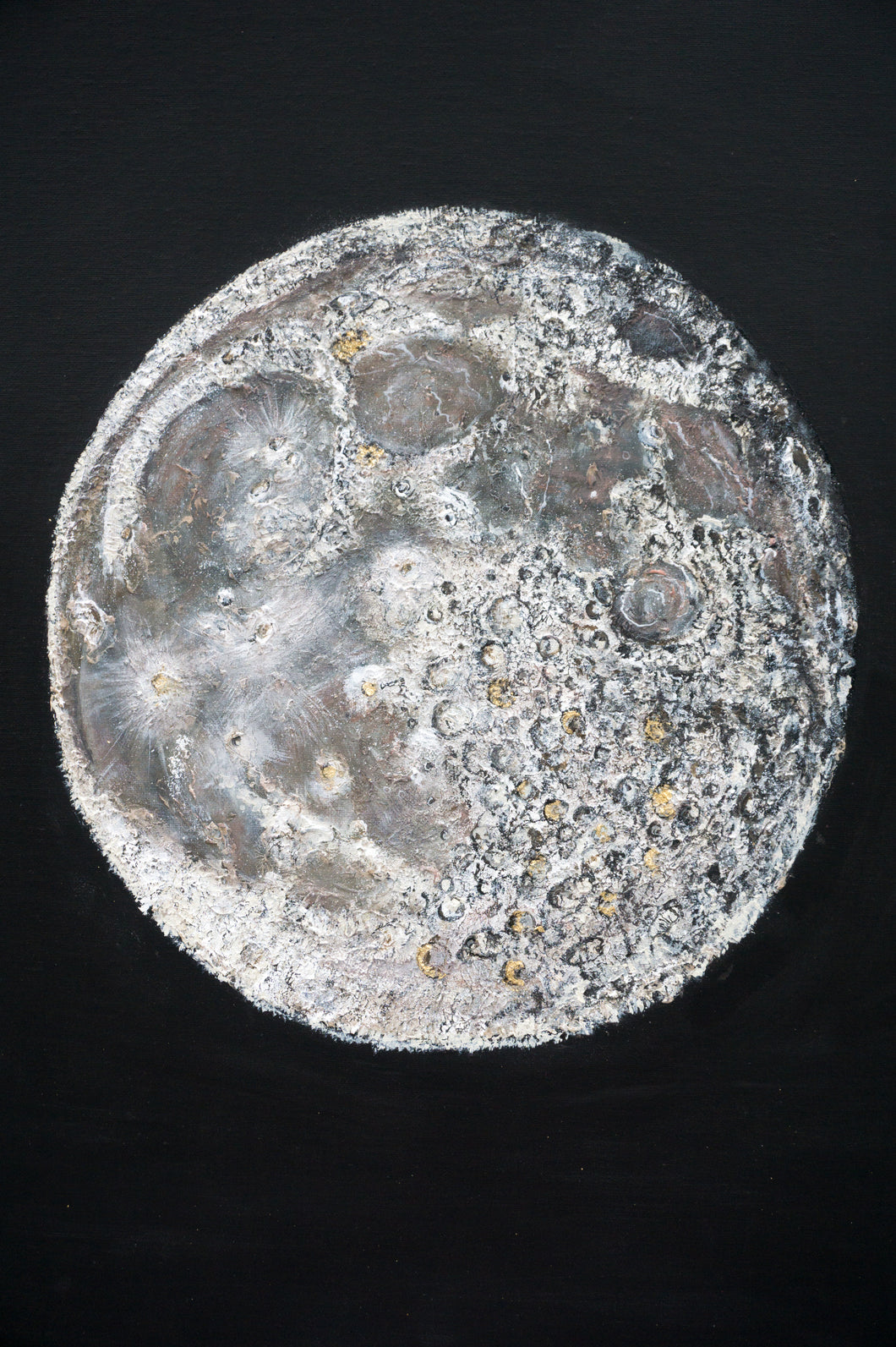 Moon , Near side of the Moon, Giclee Print