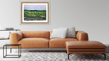 Load image into Gallery viewer, Ashton Court Bristol - Balloons ascending from Ashton Court  - Original Painting - Hot Air Balloons - Ashton Court Manor - Bristol Balloon festival