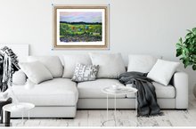Load image into Gallery viewer, Ashton Court Bristol - Balloons ascending from Ashton Court  - Original Painting - Hot Air Balloons - Ashton Court Manor - Bristol Balloon festival