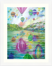 Load image into Gallery viewer, Balloon Abstract - Original Painting - Clifton Suspension Bridge - Hot air Balloons