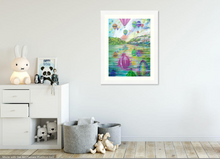 Load image into Gallery viewer, Balloon Abstract - Original Painting - Clifton Suspension Bridge - Hot air Balloons