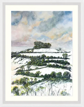 Load image into Gallery viewer, Original Painting, Kelston Roundhill,  Kelston Tump,  Winter, Snow, Bath