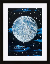 Load image into Gallery viewer, Blue Moon , Near side of the Moon, Giclee Print