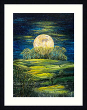 Load image into Gallery viewer, Moonlit Kelston Roundhill  - High Quality Giclée Prints- Moonlight - Bath - Moon