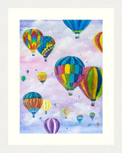 Load image into Gallery viewer, Balloon Party  - High Quality Giclée Prints - Hot air Balloons  - Balloons