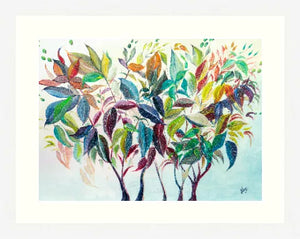 Autumn Leaves - High Quality Giclée Prints - Colourful Leaves -