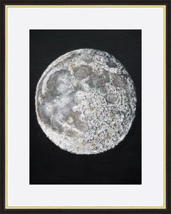 Moon , Near side of the Moon, Giclee Print