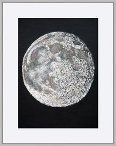 Moon , Near side of the Moon, Giclee Print