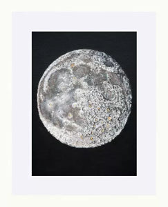 Moon , Near side of the Moon, Giclee Print