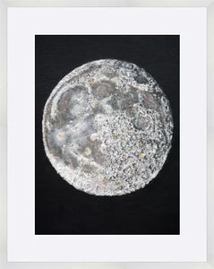 Moon , Near side of the Moon, Giclee Print