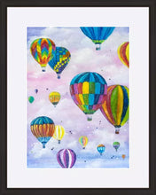 Load image into Gallery viewer, Balloon Party  - High Quality Giclée Prints - Hot air Balloons  - Balloons