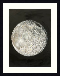 Copy of Moon , Near side of the Moon 2 , Giclee Print