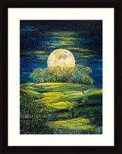 Load image into Gallery viewer, Moonlit Kelston Roundhill  - High Quality Giclée Prints- Moonlight - Bath - Moon