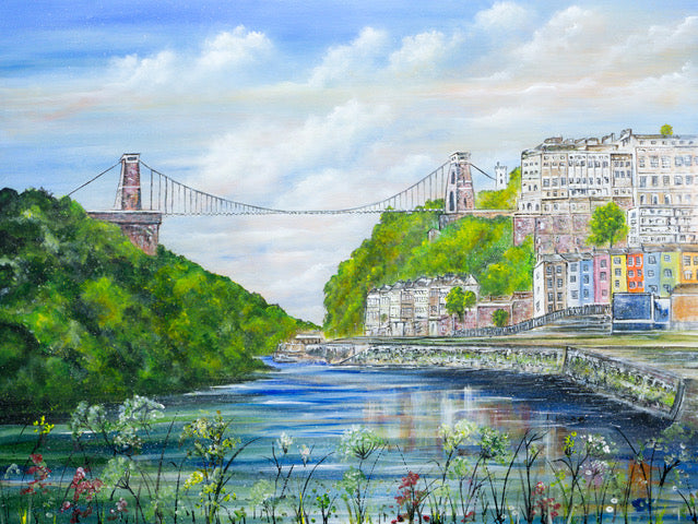 Clifton Suspension Bridge - Original Painting - Bristol - Brunel