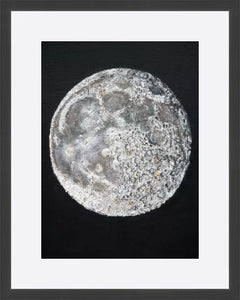 Moon , Near side of the Moon, Giclee Print