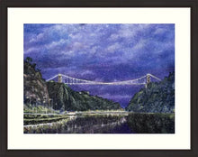 Load image into Gallery viewer, Clifton Suspension Bridge Purple - Original Painting