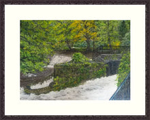 Load image into Gallery viewer, Keynsham Park Wier - Original Painting - High Quality Giclée Prints - Bristol - Keynsham