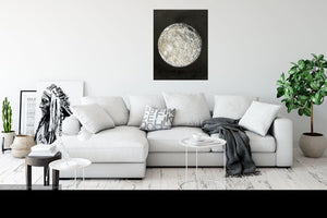 Copy of Moon , Near side of the Moon 2 , Giclee Print