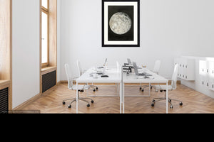 Copy of Moon , Near side of the Moon 2 , Giclee Print