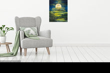 Load image into Gallery viewer, Moonlit Kelston Roundhill  - High Quality Giclée Prints- Moonlight - Bath - Moon