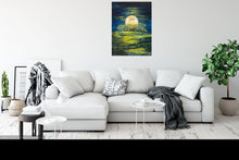 Load image into Gallery viewer, Moonlit Kelston Roundhill  - High Quality Giclée Prints- Moonlight - Bath - Moon