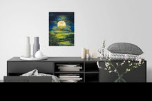 Load image into Gallery viewer, Moonlit Kelston Roundhill  - High Quality Giclée Prints- Moonlight - Bath - Moon