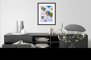 Balloon Party  - High Quality Giclée Prints - Hot air Balloons  - Balloons