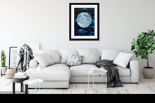 Load image into Gallery viewer, Blue Moon , Near side of the Moon, Giclee Print