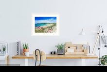 Load image into Gallery viewer, Constantine Bay - High Quality Giclée print - Padstow Beach - - Cornwall - Red Valerian - Coastal flowers (Copy)