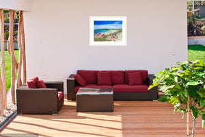 Constantine Bay - High Quality Giclée print - Padstow Beach - - Cornwall - Red Valerian - Coastal flowers (Copy)