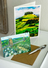 Load image into Gallery viewer, A6 Quality Greetings Cards-Lynette Bower-Kelston Roundhill-Agapanthus and Alliums-Clifton-Suspension Bridge-Brunel-Bristol Balloon Festival