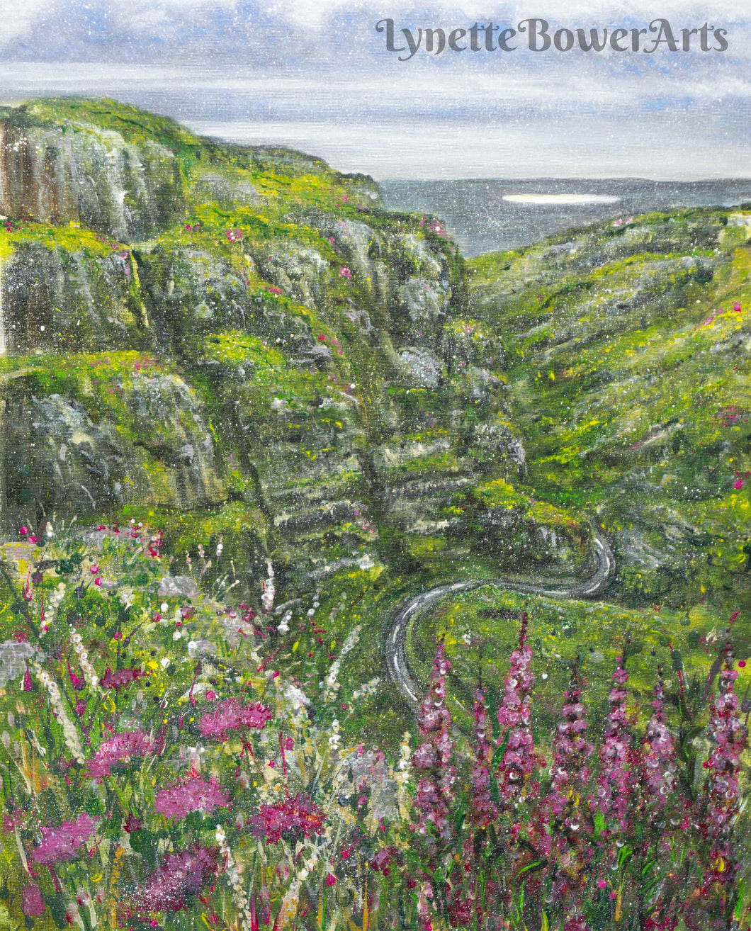 Cheddar Gorge - Original Acrylic Painting and High Quality Giclée Prints