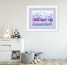 Load image into Gallery viewer, Flamingos - High Quality Giclée Prints