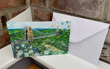 Load image into Gallery viewer, A5 Quality Greetings Cards-Original Paintings - Mothers Day-Mothering Sunday-Easter-Bristol Suspension Bridge-Flowers