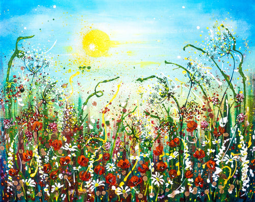 Poppy Flower Bank - High Quality Giclée Prints