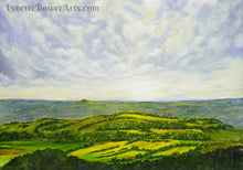 Load image into Gallery viewer, Towards Glastonbury Tor - Original Acrylic Painting on Canvas Board