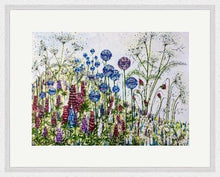 Load image into Gallery viewer, Lupins and Alliums - High Quality Giclée Prints