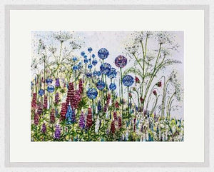 Lupins and Alliums - High Quality Giclée Prints