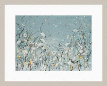 Load image into Gallery viewer, Duck Egg Blue Summer Flowers - High Quality Giclée Prints