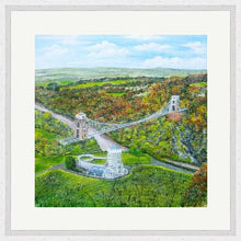 Load image into Gallery viewer, Original Painting, Clifton Suspension Bridge, Bristol Observatory, Observatory, Bridge, Brunel Suspension Bridge, Original Art