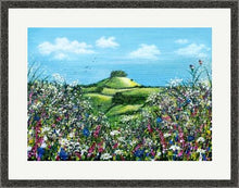 Load image into Gallery viewer, Original Painting, Kelston Roundhill, Balloons, Bath, Hedge Parsley , Kelston Tump, Flowers