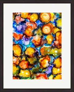 Orange Blobs - High Quality Giclée Prints